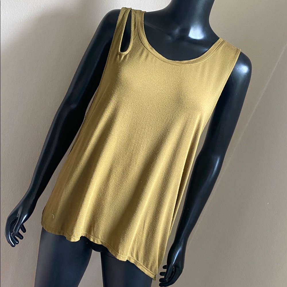 JoyLab Olive Asymmetrical One-Shoulder Tank Top